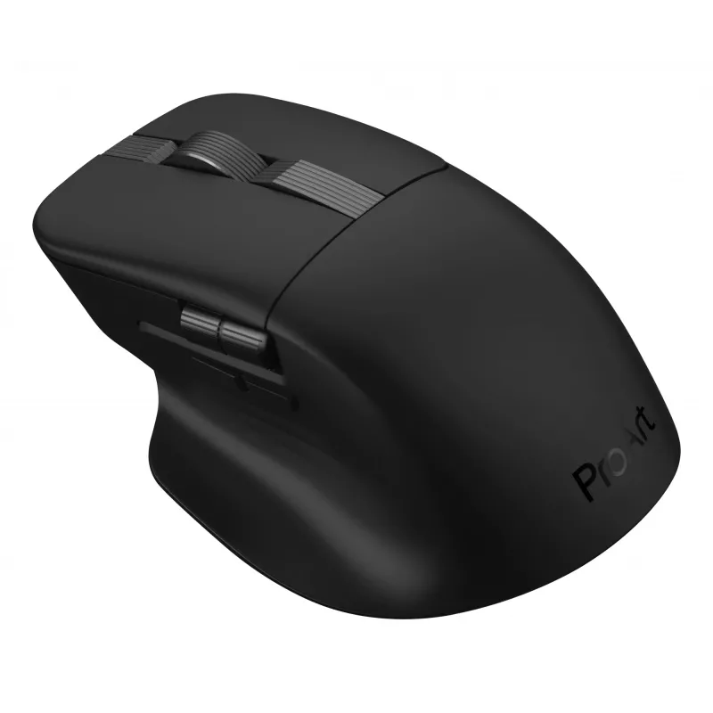 Pele ASUS ProArt MD301 — labās rokas bezvadu (RF, Bluetooth, USB-A), optiskā 8000 DPI, 6 pogas, melna