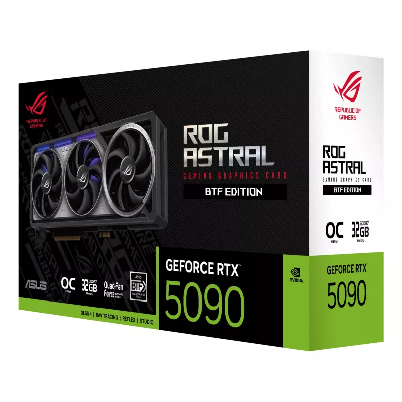 ASUS ROG Astral - -RTX5090-O32G-BTF-GAMING NVIDIA GeForce RTX 5090 32 GB GDDR7
