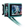ASUS ROG RYUO IV 360 ARGB Hatsune Miku Edition Procesora universāls šķidruma dzesētājs 12 cm Melns, Tirkīzzils