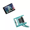 ASUS ROG RYUO IV 360 ARGB Hatsune Miku Edition Procesora universāls šķidruma dzesētājs 12 cm Melns, Tirkīzzils