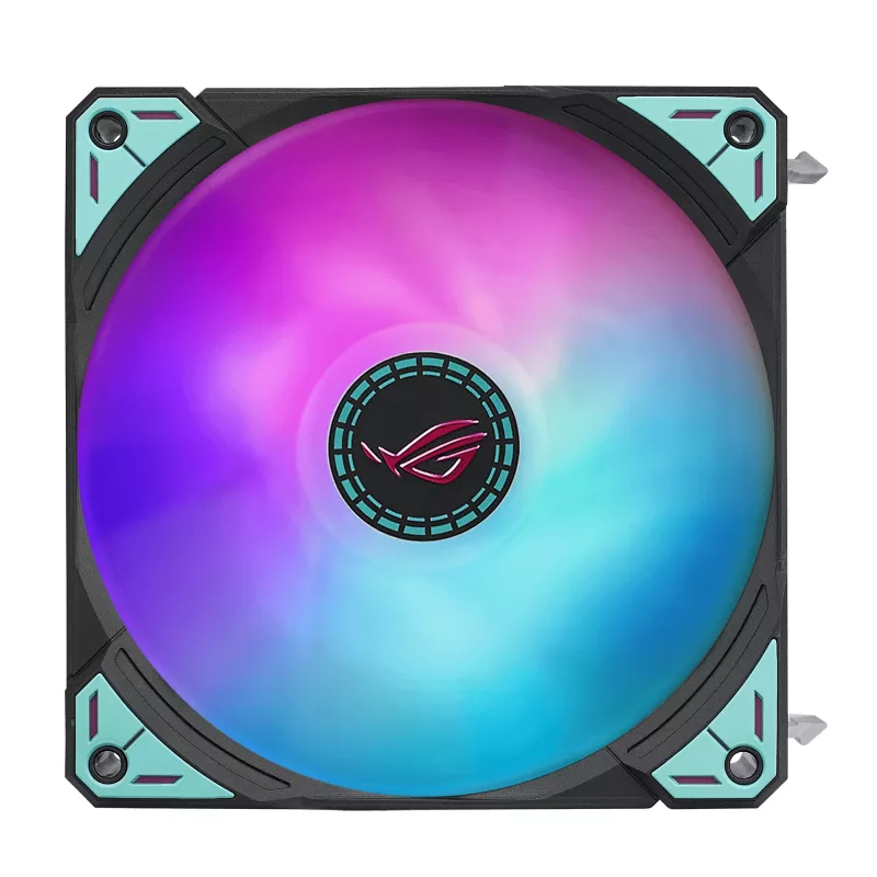 ASUS ROG RYUO IV 360 ARGB Hatsune Miku Edition Procesora universāls šķidruma dzesētājs 12 cm Melns, Tirkīzzils