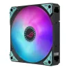 ASUS ROG RYUO IV 360 ARGB Hatsune Miku Edition Procesora universāls šķidruma dzesētājs 12 cm Melns, Tirkīzzils