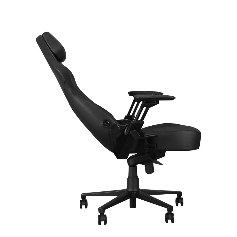 Universāls spēļu krēsls Asus ROG Courser Core — polsterēts sēdeklis, maks. slodze 136 kg, sēdeklis 670×700 mm