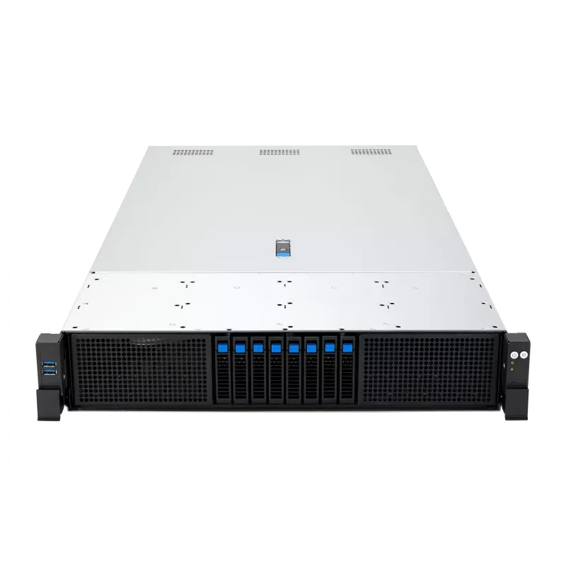 ASUS RS720A-E13-RS8U Socket SP5 statnis (2U) melns, sudrabains