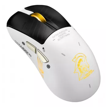 Spēļu pele ASUS ROG Keris II Origin-KJP, labās rokas, optiskā 42 000 DPI, RF bezvadu + Bluetooth + USB-A, 6 pogas, daudzkrāsu