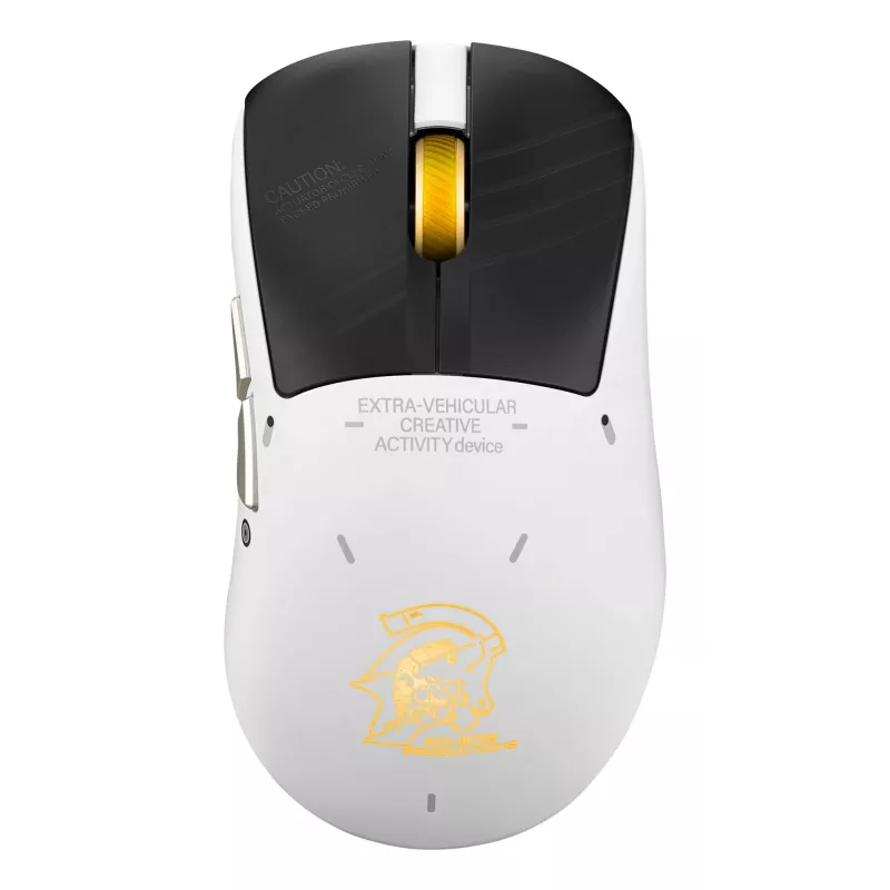 Spēļu pele ASUS ROG Keris II Origin-KJP, labās rokas, optiskā 42 000 DPI, RF bezvadu + Bluetooth + USB-A, 6 pogas, daudzkrāsu
