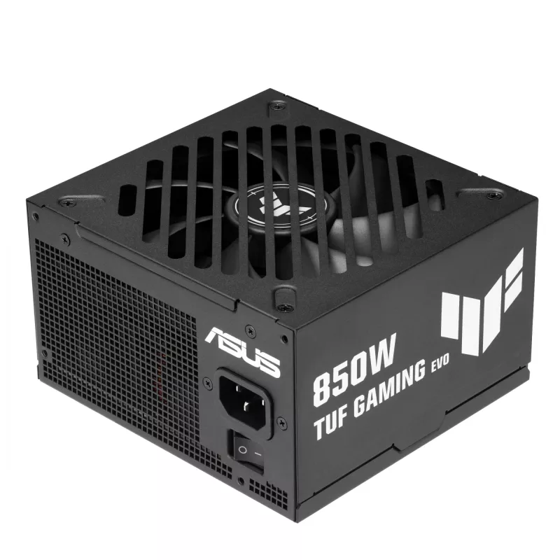 Barošanas bloks ASUS TUF-GAMING-850G-EVO 850W ATX 80 PLUS Gold 20+4 kontaktu, 1 ventilators, melns