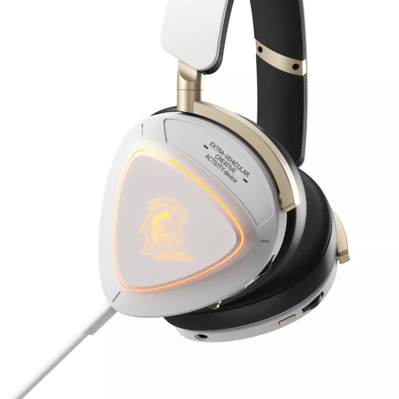 Austiņas ASUS ROG Delta II-KJP — apkārtauss, vadu un bezvadu (Bluetooth), 20–20000 Hz, 325 g, melna/balta