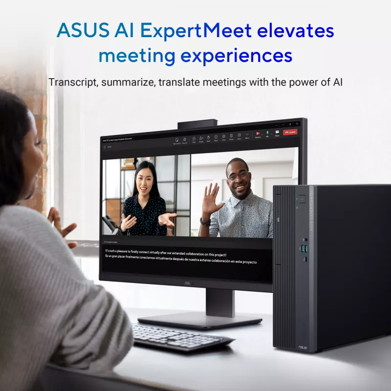 ASUS ExpertCenter P500 SFF<br><b>Izcila vērtība un veiktspēja uzņēmumiem</b><br>ASUS ExpertCenter P500 SFF apvieno augstu veiktspēju, biznesa līmeņa drošību un komercklases pakalpojumu funkcijas kompaktā un stilīgā dizainā, nodrošinot budžeta apzinīgiem mazo un vidējo uzņēmumu lietotājiem elastīgu un organizētu darbvietu. Izstrādāts, lai izturētu skarbus apstākļus un atbilstu MIL-STD-810H ASV…