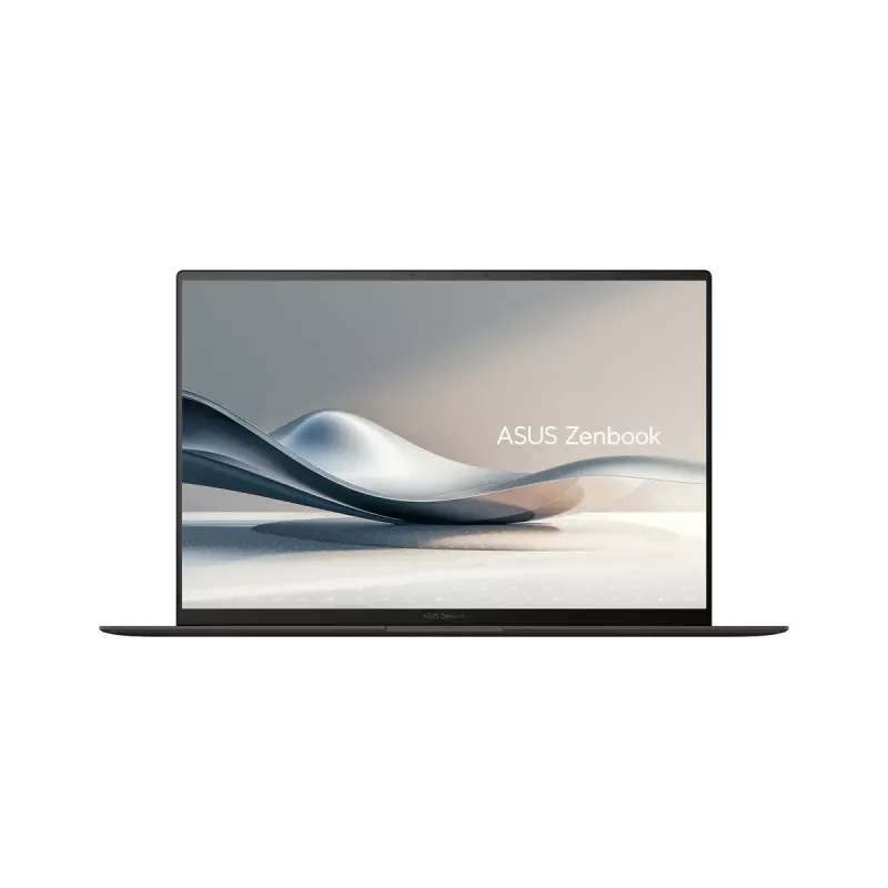 Portatīvais dators ASUS Vivobook S16 UM5606WA — 16 collu OLED 3K (2880×1800) 120Hz, AMD Ryzen AI 9 370HX, 32GB LPDDR5X, 2TB SSD, Windows 11 Pro, Zumaia Gray
