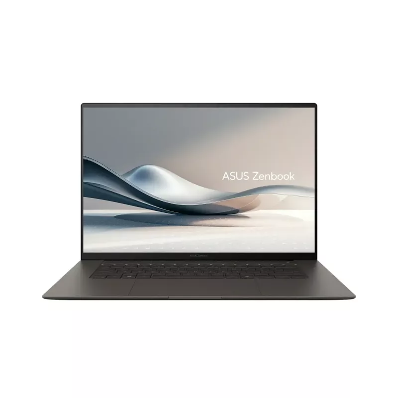 Portatīvais dators ASUS Vivobook S16 UM5606WA — 16 collu OLED 3K (2880×1800) 120Hz, AMD Ryzen AI 9 370HX, 32GB LPDDR5X, 2TB SSD, Windows 11 Pro, Zumaia Gray