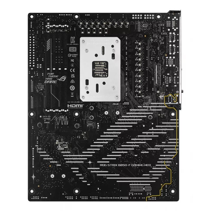 Mātesplate ASUS ROG STRIX B850-F GAMING WIFI7 NEO — AMD B850, Socket AM5, ATX, DDR5, Wi‑Fi 7, 2.5GbE