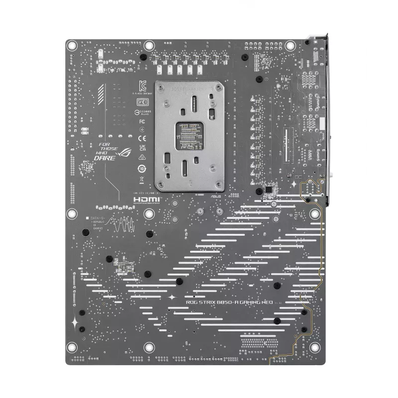 Mātesplate ASUS ROG STRIX B850-A GAMING WIFI7 NEO — AMD B850, Socket AM5, ATX, DDR5, 4 DIMM, 256 GB, Wi‑Fi 7, 5GbE