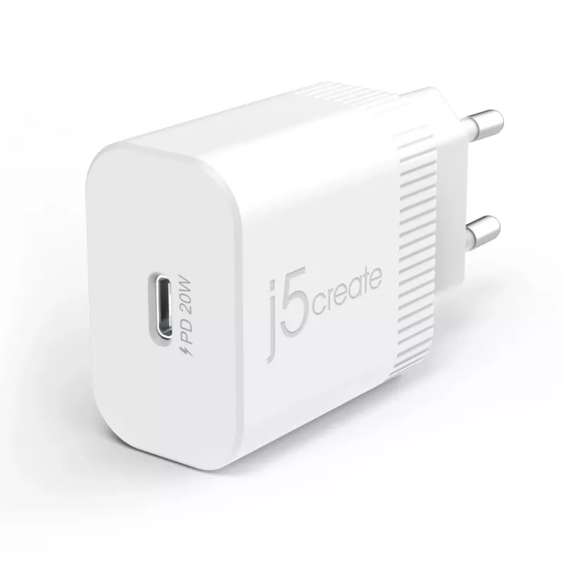 Sienas lādētājs j5create JUP1420 20W PD USB-C iekštelpām AC 100-240V