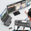j5create JTS327 Multi-Angle 4K Docking Stand, klēpjdatora statīvs, pelēks, alumīnijs, 40,6 cm (16 collas), 4 kg, Windows klēpjdators / Mac