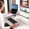j5create JTS327 Multi-Angle 4K Docking Stand, klēpjdatora statīvs, pelēks, alumīnijs, 40,6 cm (16 collas), 4 kg, Windows klēpjdators / Mac