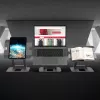 j5create JTS327 Multi-Angle 4K Docking Stand, klēpjdatora statīvs, pelēks, alumīnijs, 40,6 cm (16 collas), 4 kg, Windows klēpjdators / Mac