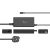 j5create JUP2290C-FN 100W PD USB-C® Super Charger - UK, Melns, komplektā 1,2 m kabelis