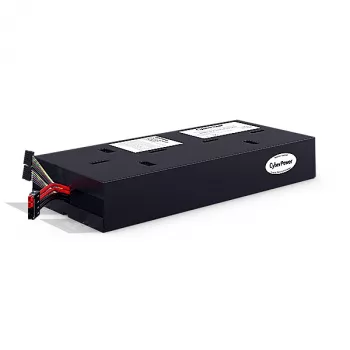 Akumulatoru bloks CYBERPOWER RBP0130 — noslēgts svina-skābes (VRLA) 48 V, 8 baterijas, 15,8 kg