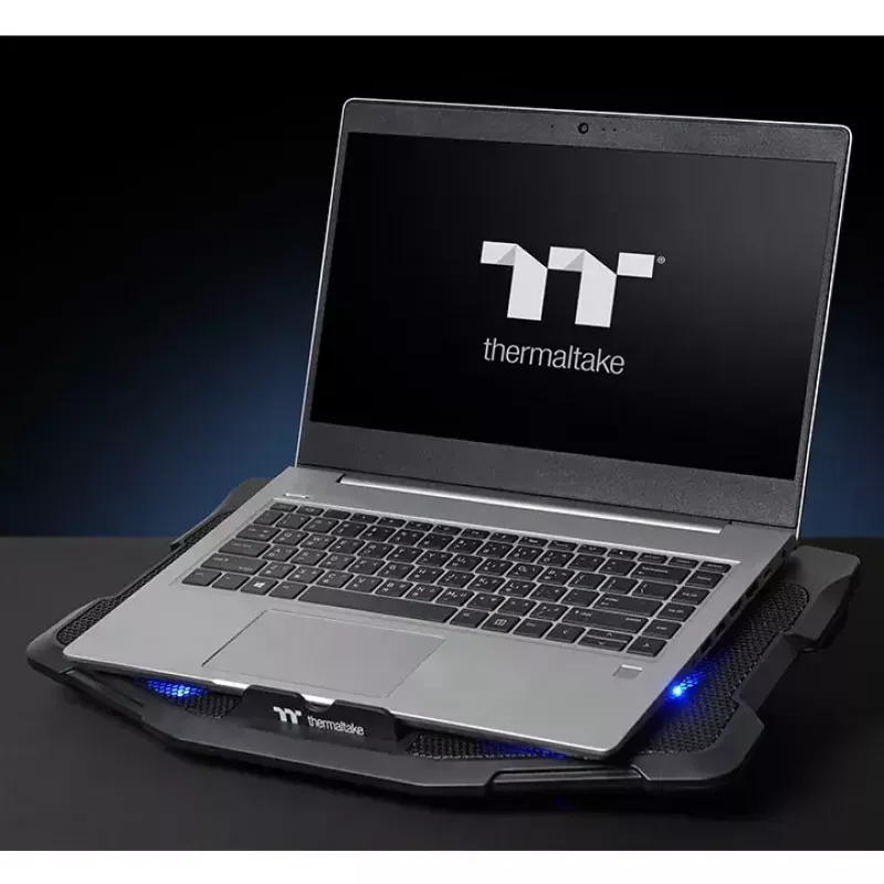 Klēpjdatora dzesēšanas paliktnis Thermaltake Massive 12 Max 43,2 cm 5 ventilatori Melns
