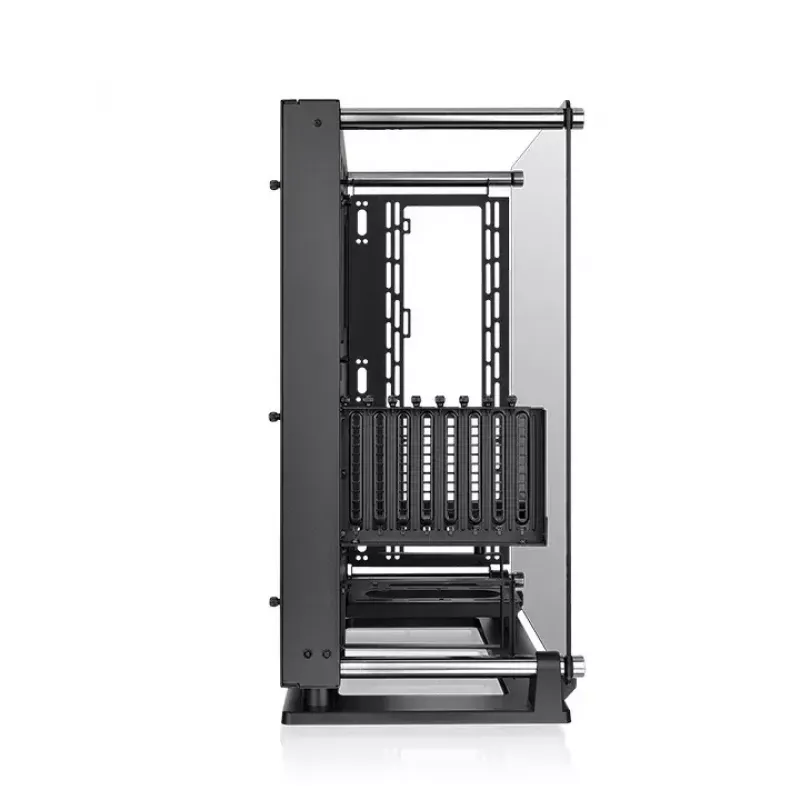 PC Case THERMALTAKE Core P3 TG Pro Midi Tower Melns — ATX/EATX atbalsts, rūdīts stikls, GPU līdz 45 cm, CPU dzesētājs 18 cm