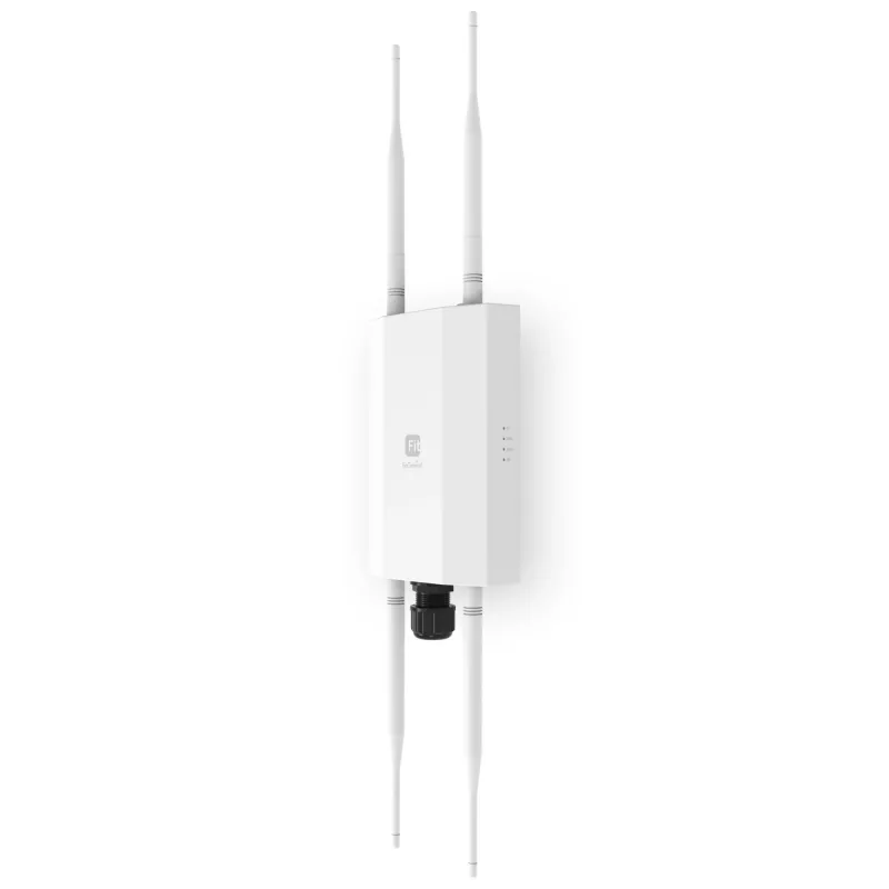Bezvadu piekļuves punkts EnGenius Fit6 2×2 Outdoor — divu joslu 2,4/5 GHz, 1774 Mbps, PoE, 2,5 GbE LAN, 4 antenas, balts
