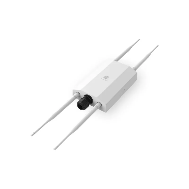 Bezvadu piekļuves punkts EnGenius Fit6 2×2 Outdoor — divu joslu 2,4/5 GHz, 1774 Mbps, PoE, 2,5 GbE LAN, 4 antenas, balts