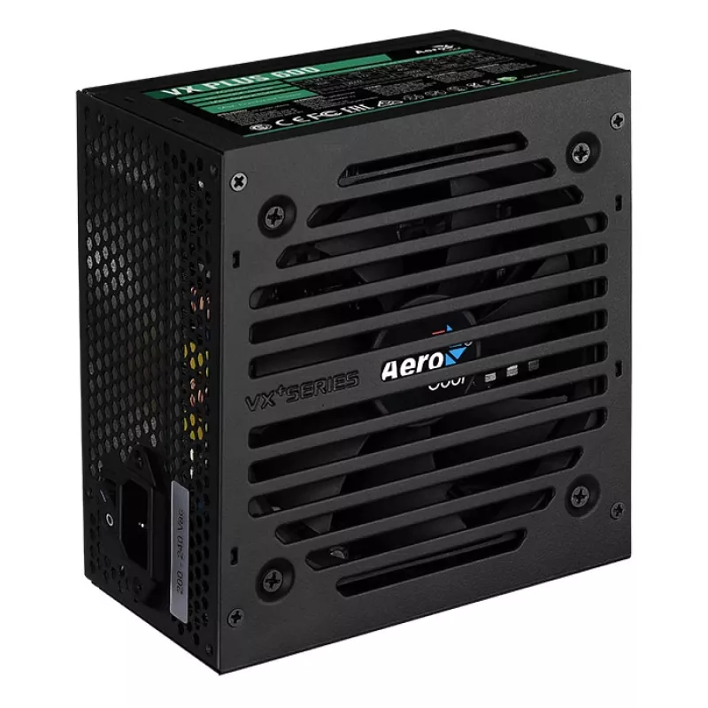 Aerocool VX PLUS 600 barošanas bloks 600 W 20+4 pin ATX ATX melns
