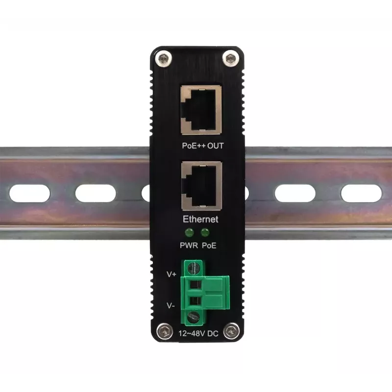 EXSYS PoE++ Gigabit inžektors 90W -40°C līdz +80°C