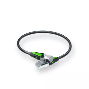 Tīkla kabelis Zyxel ACCESSORY-ZZ0109F Cat6a RJ-45–RJ-45 Melns 0,18 m
