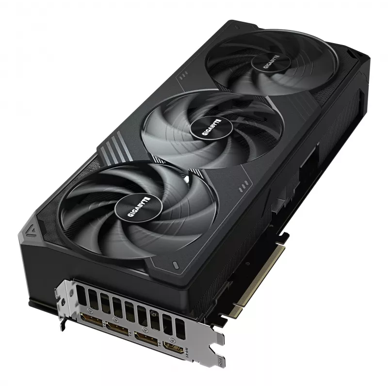 GIGABYTE GeForce RTX 5090 WINDFORCE OC 32G grafiskā karte - 32GB GDDR7, 512bit, PCI-E 5.0, 2467MHz kodola frekvence, 3 x DP 2.1a, 1 x HDMI 2.1b, NVIDIA DLSS 4, GV-N5090WF3OC-32GD