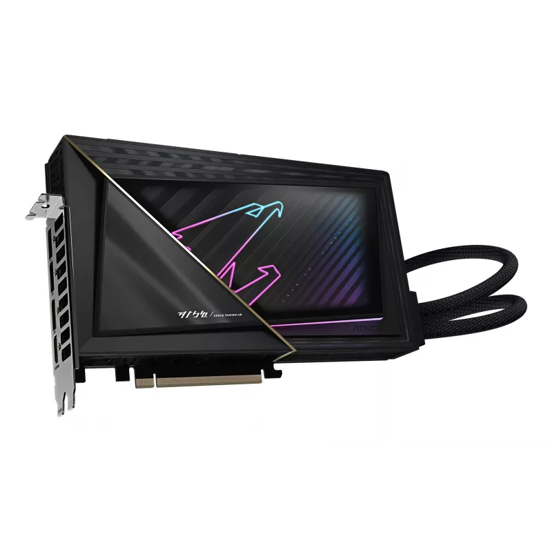 GIGABYTE AORUS GeForce RTX 5090 XTREME WATERFORCE 32G grafiskā karte - 32 GB GDDR7, 512 bitu, PCI-E 5.0, 2655 MHz kodola frekvence, 3 x DP 2.1a, 1 x HDMI 2.1b, NVIDIA DLSS 4, GV-N5090AORUSX W-32GD