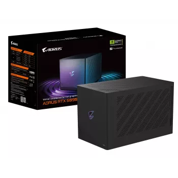 Gigabyte AORUS RTX 5090 AI BOX ārējā videokarte (eGPU), 32 GB GDDR7, GV-N5090IXEB-32GD