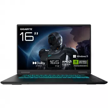 Klēpjdators GIGABYTE GAMING A16 3VHK3DE894SH 16 collu AMD Ryzen 7 260 16GB 1TB NVIDIA GeForce RTX 5060 Windows 11 Home