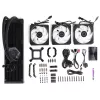 Šķidruma dzesēšanas komplekts Cooler Master MasterLiquid 360 ATMOS 12 cm Melns