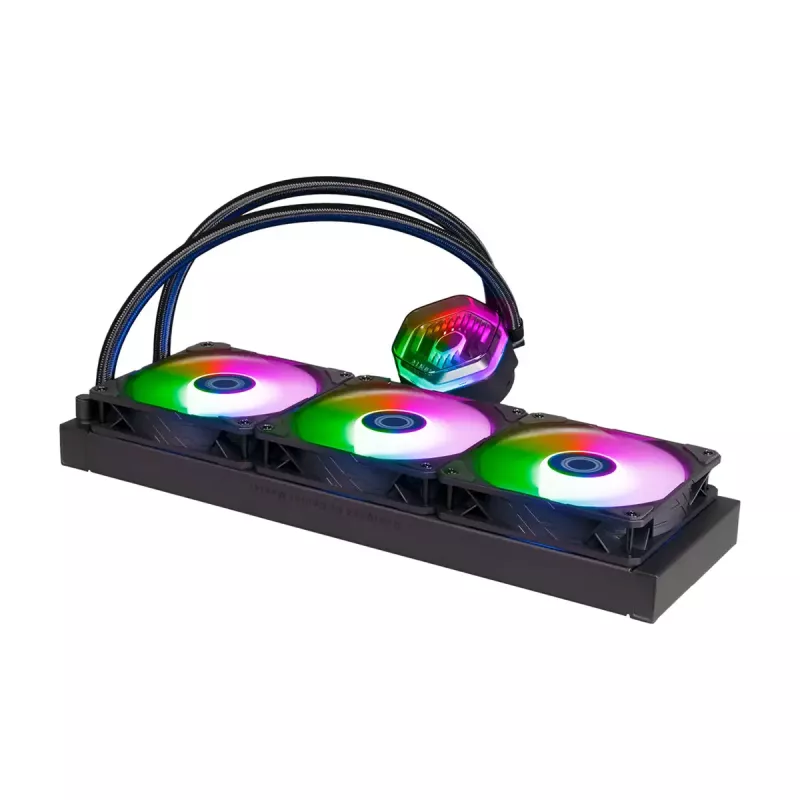Šķidruma dzesēšanas komplekts Cooler Master MasterLiquid 360 ATMOS 12 cm Melns