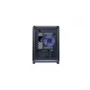 Datora korpuss Cooler Master MasterFrame 400 Mesh Melns mATX ar caurspīdīgu sānu paneli un 1× 120 mm ARGB ventilatoru