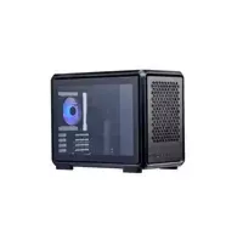 Datora korpuss Cooler Master MasterFrame 400 Mesh Melns mATX ar caurspīdīgu sānu paneli un 1× 120 mm ARGB ventilatoru