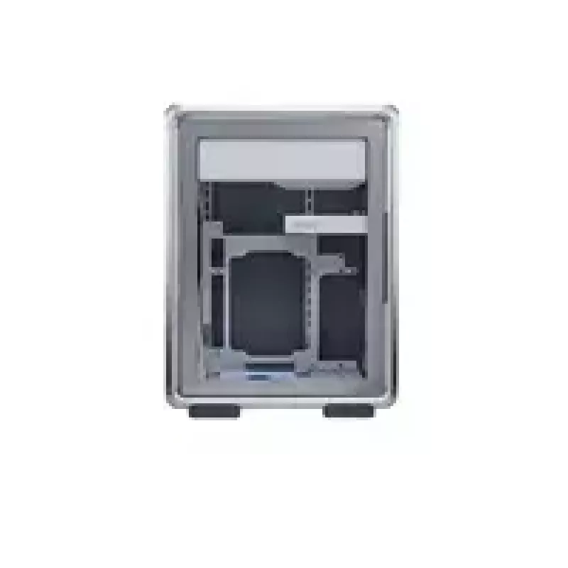 Datora korpuss Cooler Master MasterFrame 400 Mesh Silver, mATX, caurspīdīgs sānu panelis, 1x 120 mm ARGB ventilators