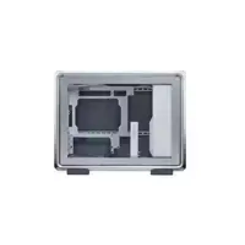 Datora korpuss Cooler Master MasterFrame 400 Mesh Silver, mATX, caurspīdīgs sānu panelis, 1x 120 mm ARGB ventilators