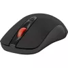 Bezvadu RF klusā optiskā pele DEFENDER Nexus MS-195 — 1600 DPI, 2,4 GHz, Nano USB, piemērota abām rokām, 2×AAA, melna
