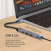 Dokstacija ColorWay CW-HUB05, 4-in-1 USB-C centrmezgls ar HDMI un Ethernet
