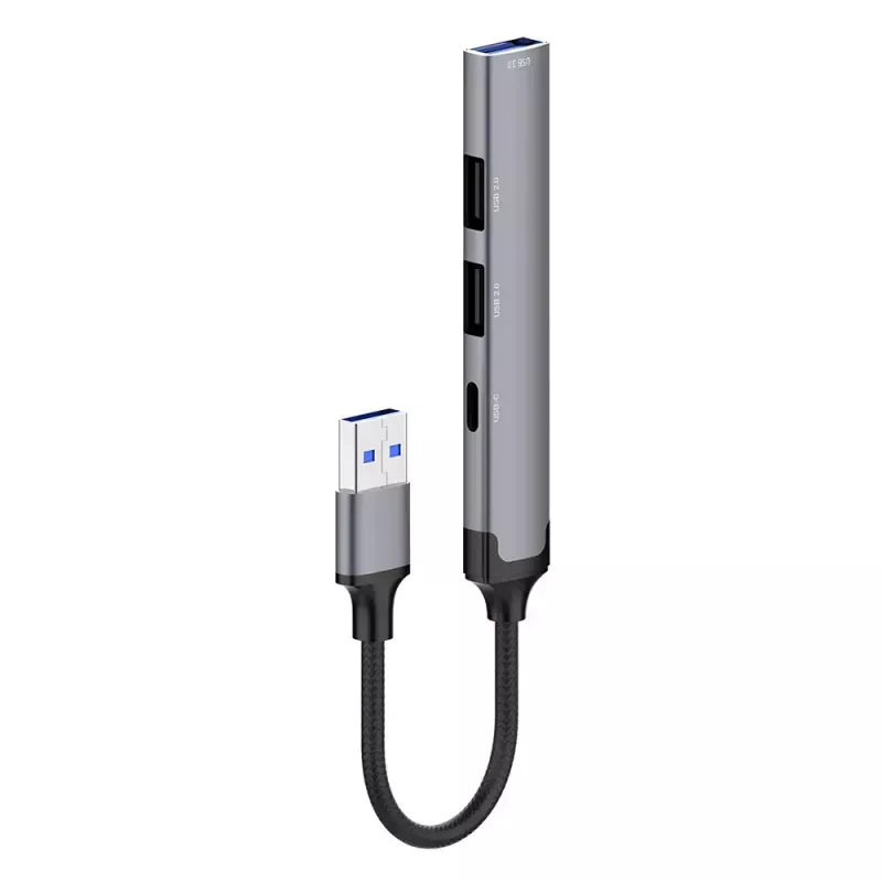 Dokstacija ColorWay CW-HUB05, 4-in-1 USB-C centrmezgls ar HDMI un Ethernet