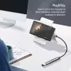 Paplašinātāja stacija ColorWay CW-HUB04 4-in-1 USB-C — HDMI, Gigabit Ethernet, USB-A, PD caurlaide