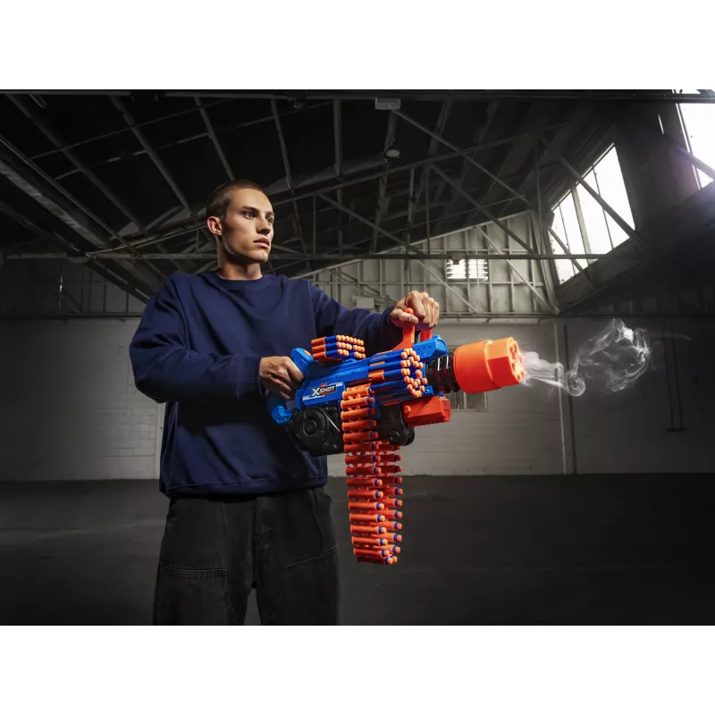 Rotaļu šautrašautene Zuru XSHOT Insanity — Smoke N Barrel, ietver 72 putuplasta šautriņas