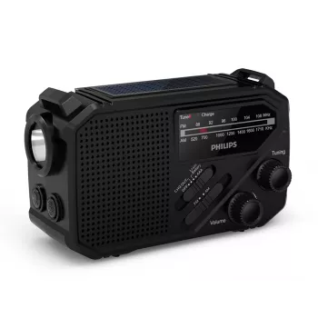 Portable Radio Philips TAR1609/00 Analog & Digital AM FM Melns