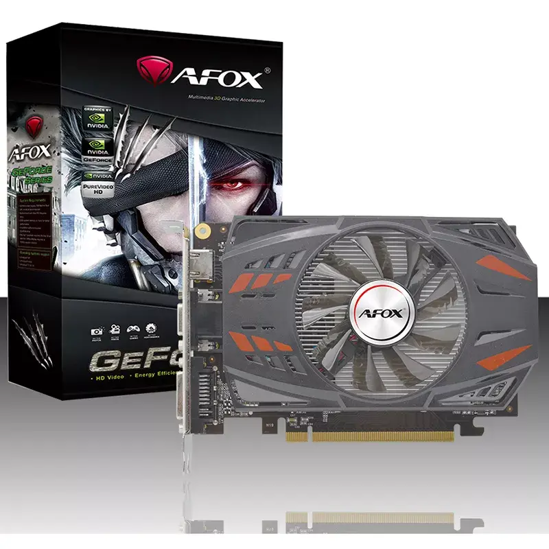 Grafikas karte AFOX GeForce GT 730 AF730-1024D3L7-V1 — 1 GB GDDR5, 128 bitu, PCIe 2.0
