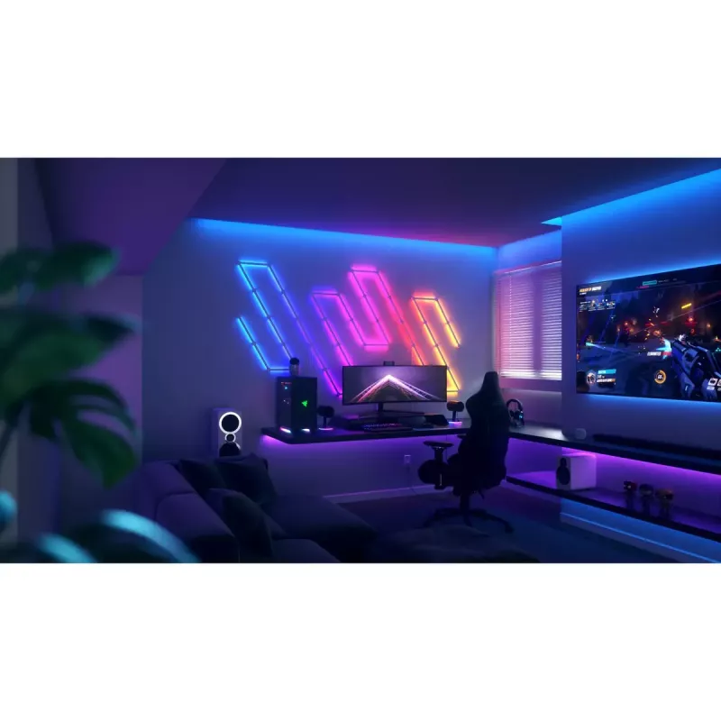 Nanoleaf Lines startera komplekts cita balta RGB IP20 15 gab.