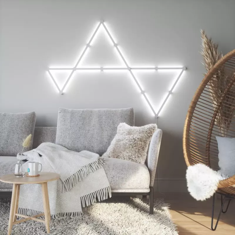 Nanoleaf Lines startera komplekts cita balta RGB IP20 15 gab.