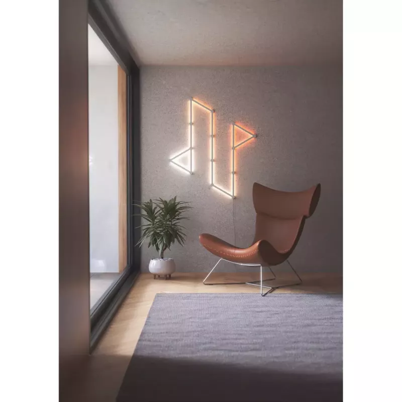 Nanoleaf Lines startera komplekts cita balta RGB IP20 15 gab.
